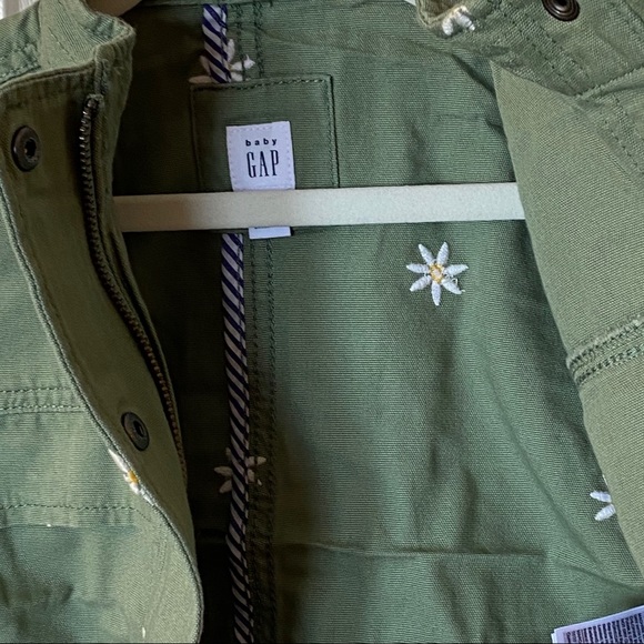Gap Green Floral Utility Jacket - NEW🌼 - Picture 5 of 15